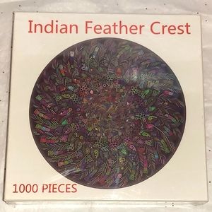 Indian Feather Crest 1000 Piece Puzzle